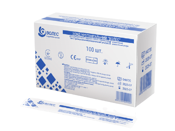 Зонд урогенітальний "Волес" для одноразового використання, стерильний, тип 2